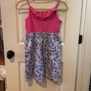 Girls Pink and Blue Lily Pulitzer Dress